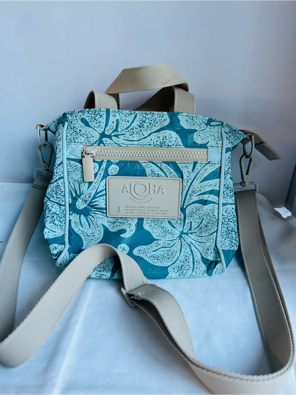 Aloha Breezy Crossbody Bag Pacific & Lemu Blue
